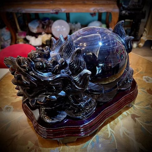 銀曜石 Silver Sheen Obsidian 2